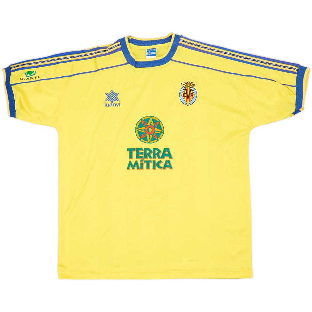 1997-99 Villarreal Home Shirt - 9/10 - (XL)