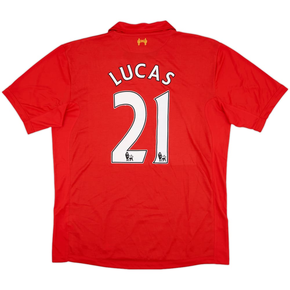 2012-13 Liverpool Home Shirt Lucas #21 (XXL)
