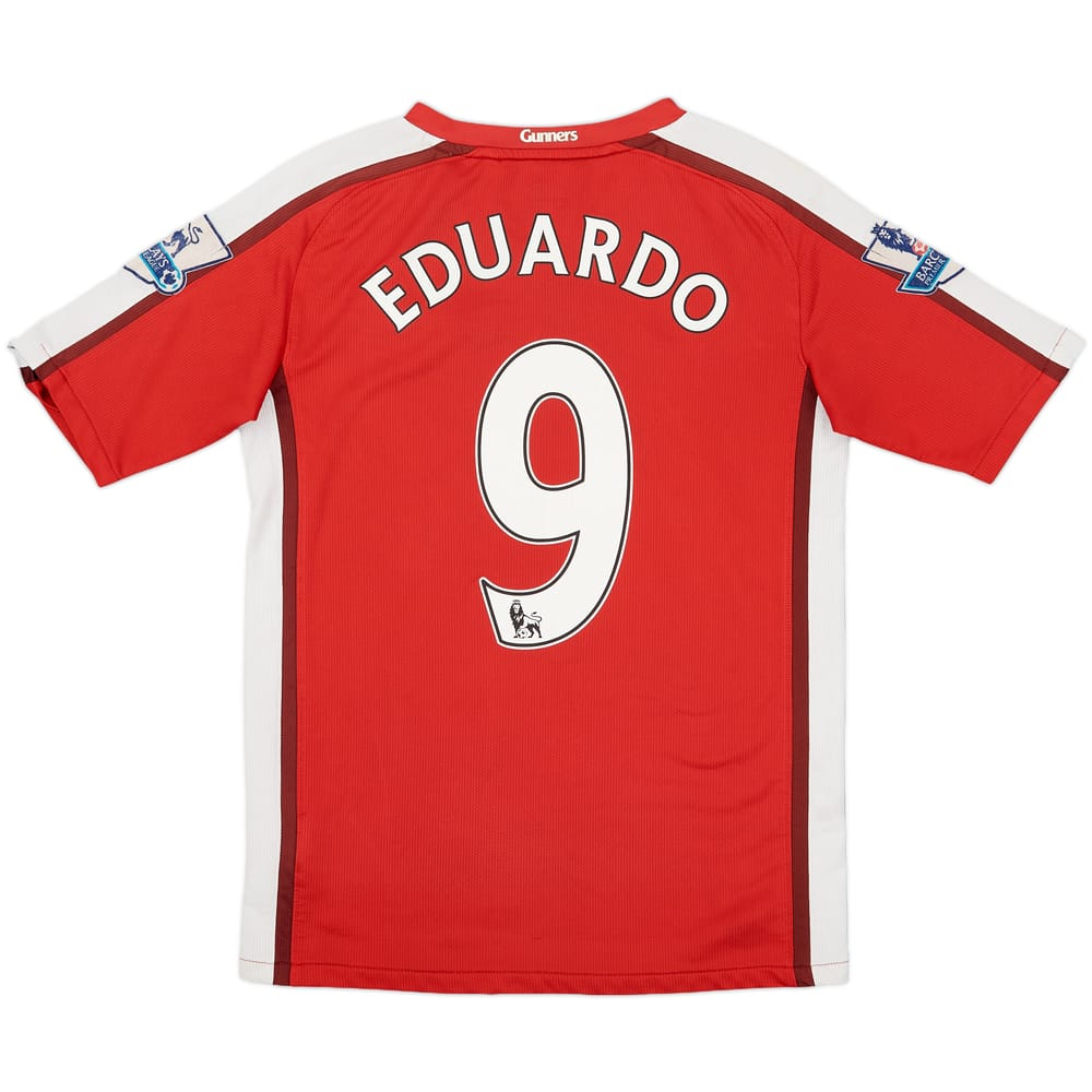2008-10 Arsenal Home Shirt Eduardo #9 - 6/10 - (L.Boys)
