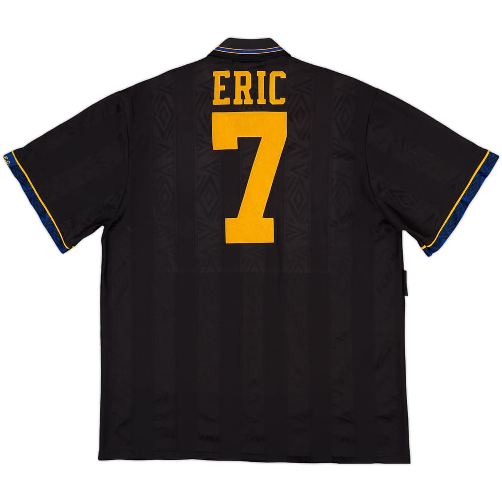 1993-95 Manchester United Away Shirt Eric #7 - 8/10 - (XL)