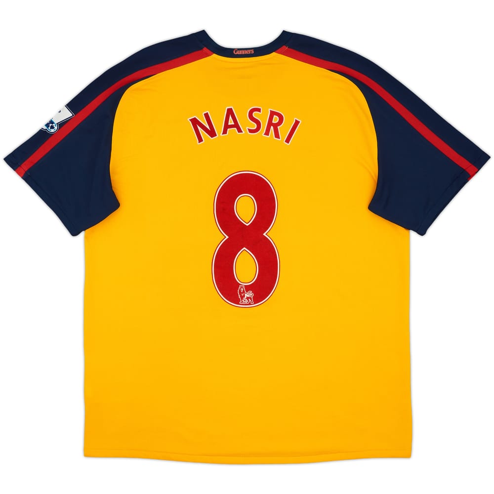 2008-09 Arsenal Away Shirt Nasri #8 - 7/10 - (XL)