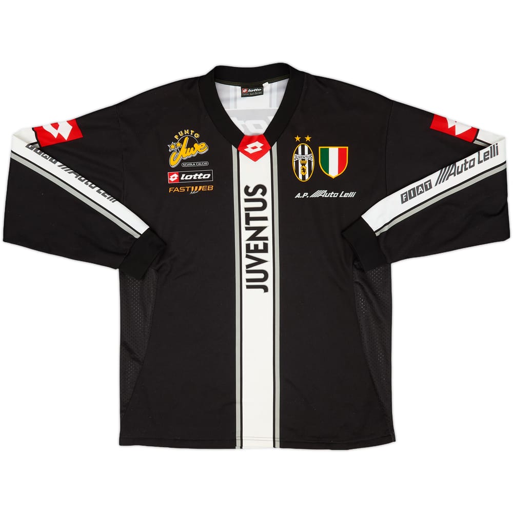 2002-03 Juventus 'Scuola Calcio' Lotto Training L/S Shirt - 9/10 - (S)