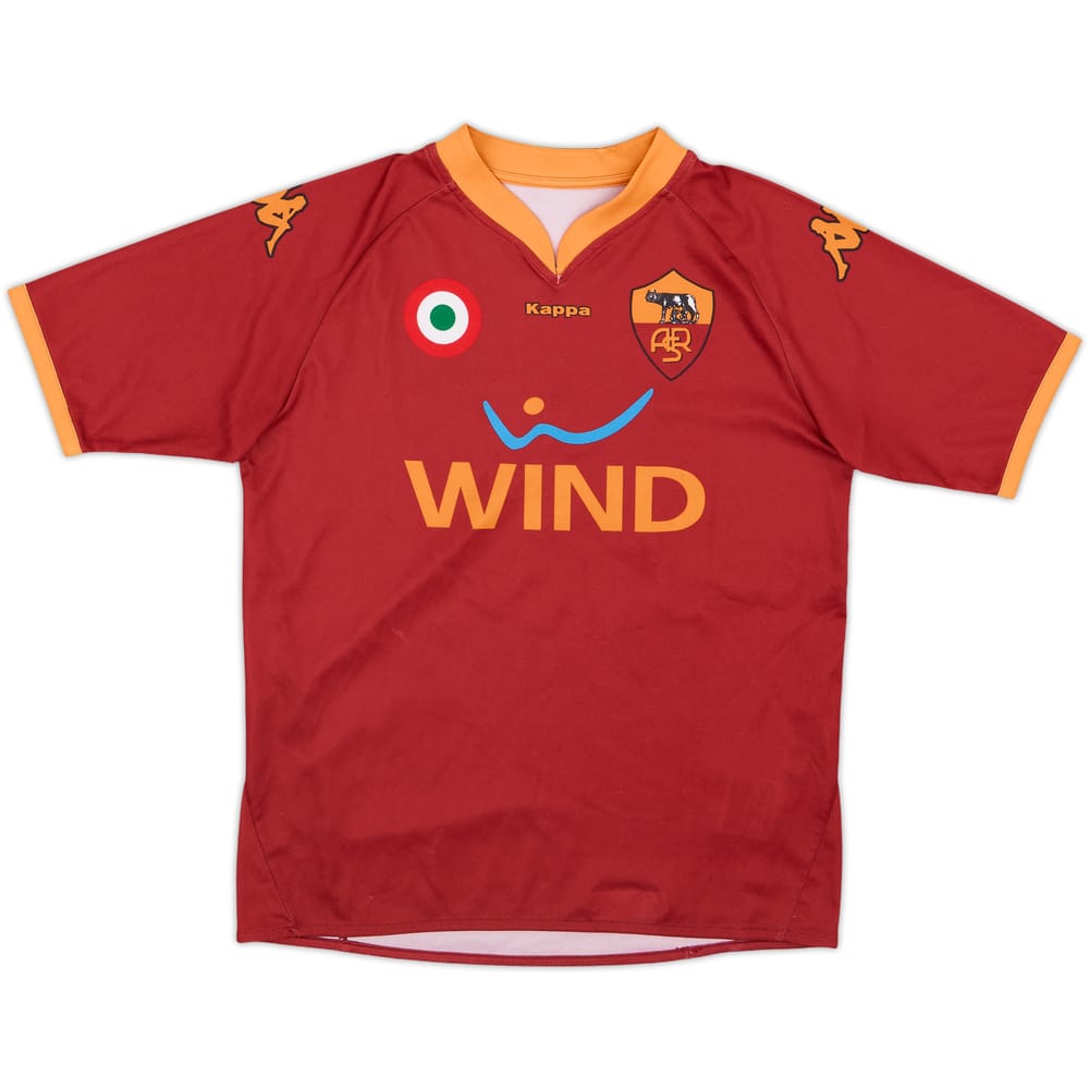 2007-08 Roma Basic Home Shirt - 7/10 - (L.Boys)