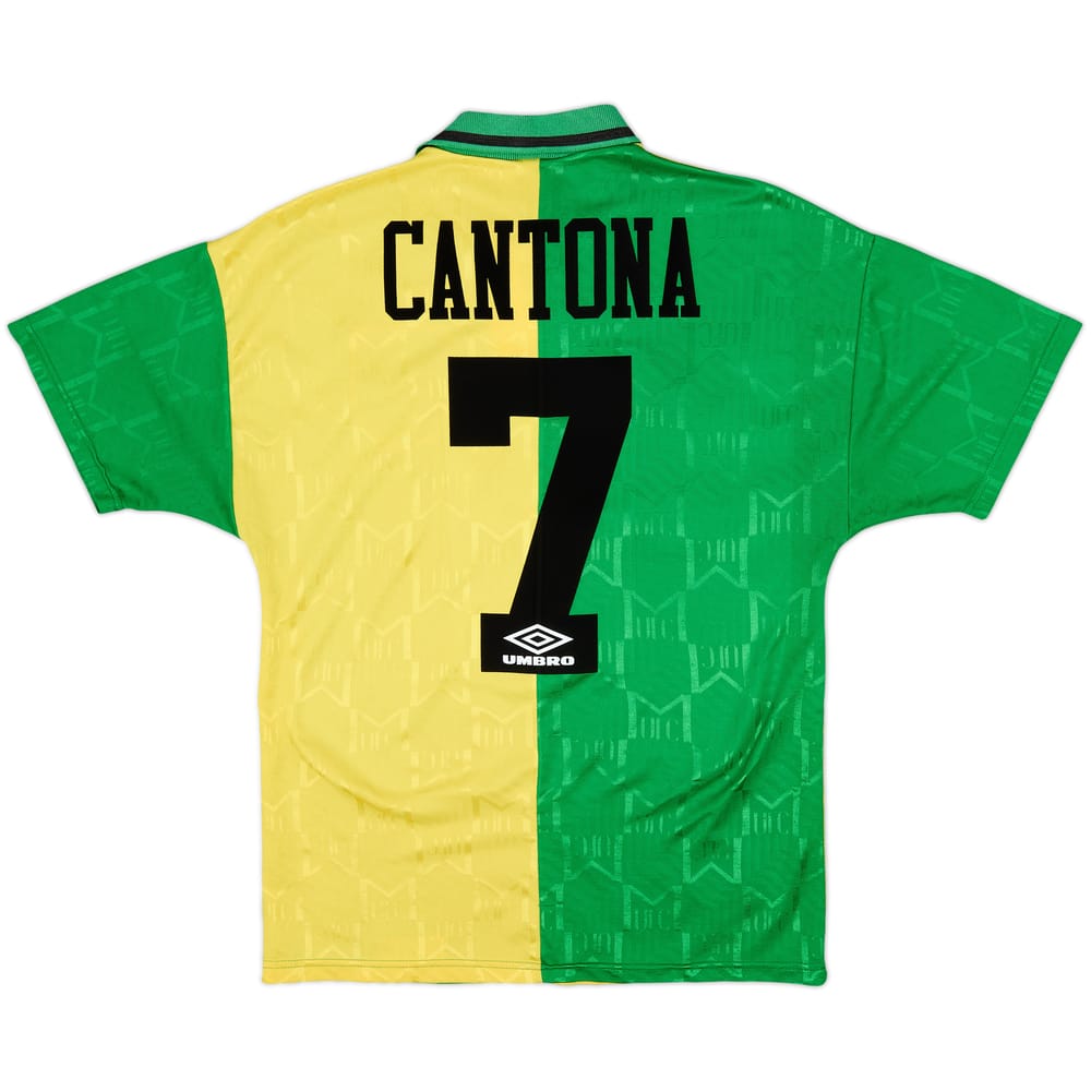 1992-94 Manchester United Third Shirt Cantona #7 - 6/10 - (M)