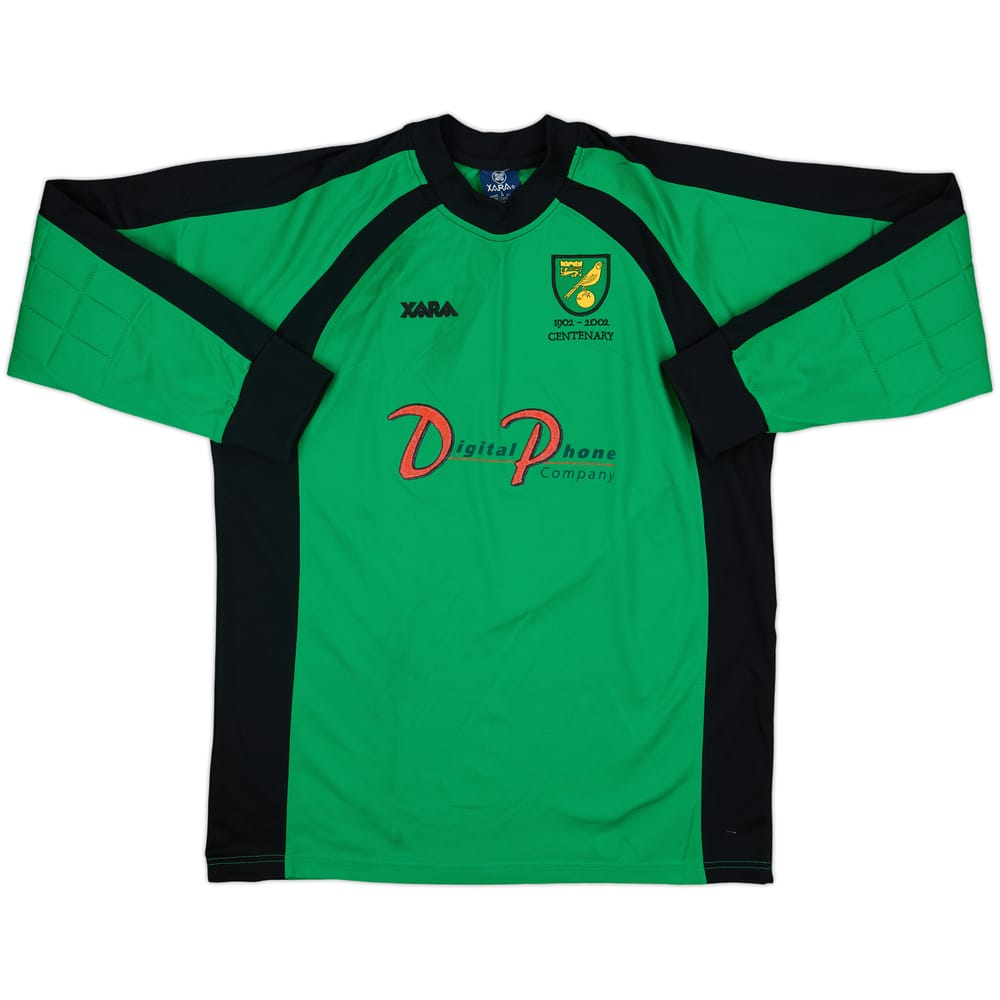 2002-03 Norwich GK Shirt - 8/10 - (L)