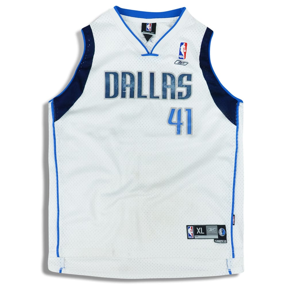 2004-06 Dallas Mavericks Nowitzki #41 Reebok Swingman Jersey (Home) Y