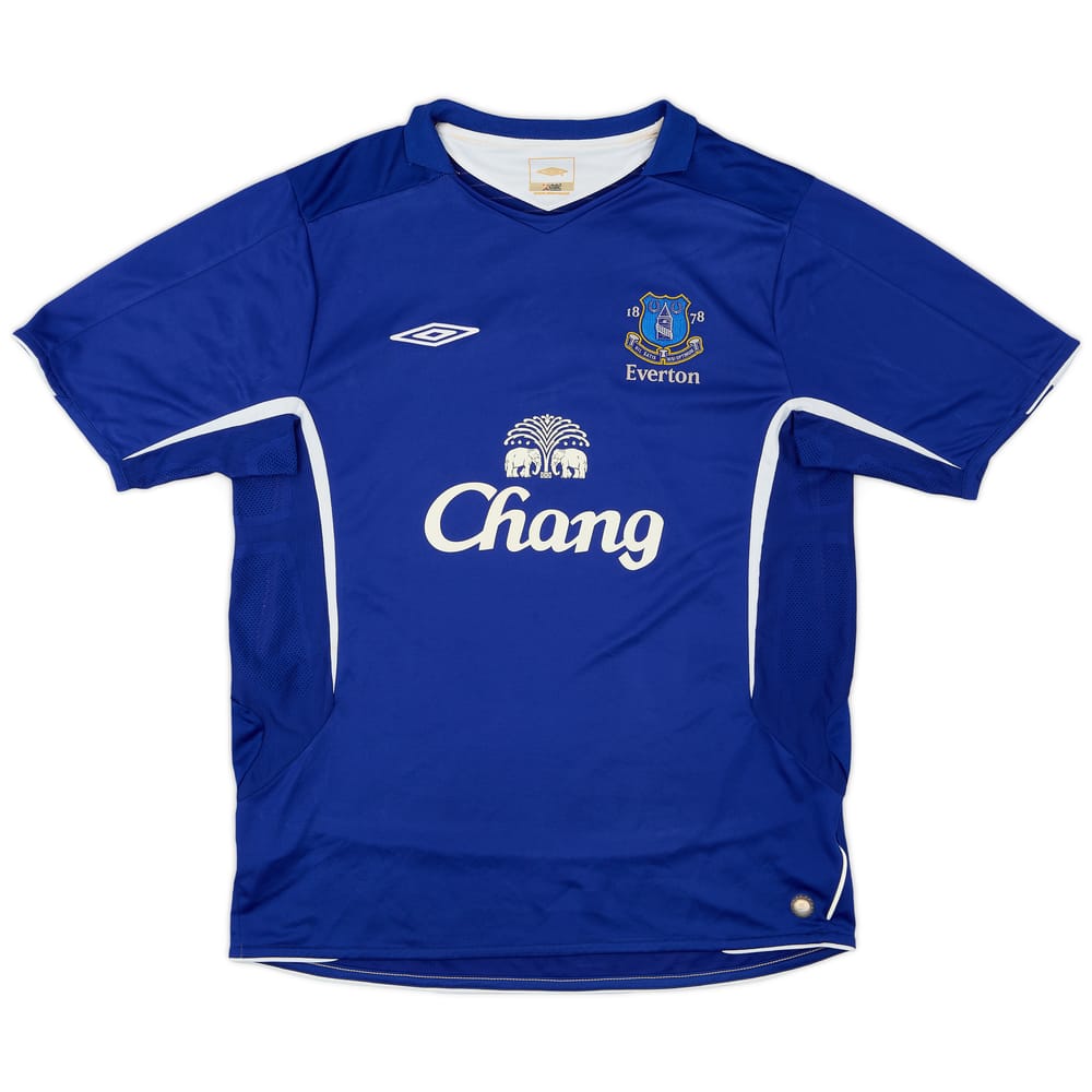 2005-06 Everton Home Shirt - 7/10 - (L)
