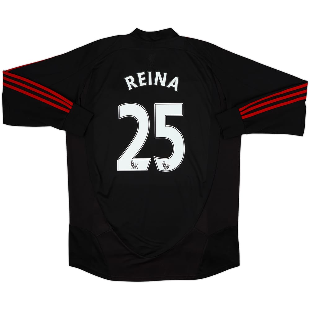 Camiseta de portero del Liverpool 2008-09 Reina #25 - 7/10 - (L)