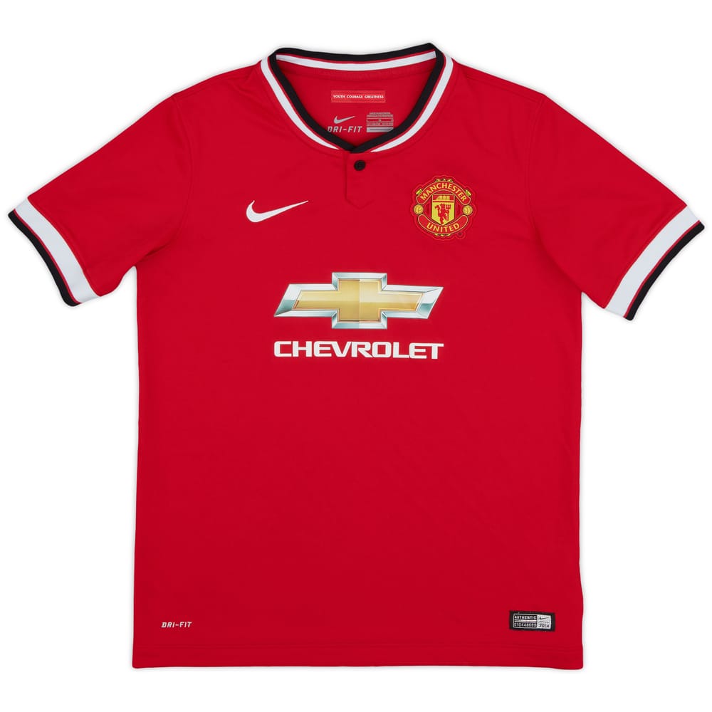 2014-15 Manchester United Home Shirt - 8/10 - (L.Boys)