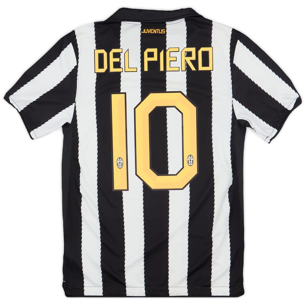2010-11 Juventus Home Shirt Del Piero #10 - 7/10 - (S)