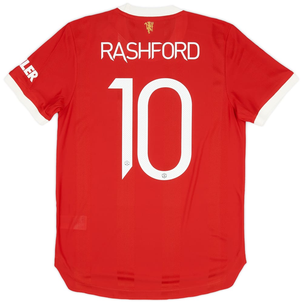 2021-22 Manchester United Authentic Home Shirt Rashford #10