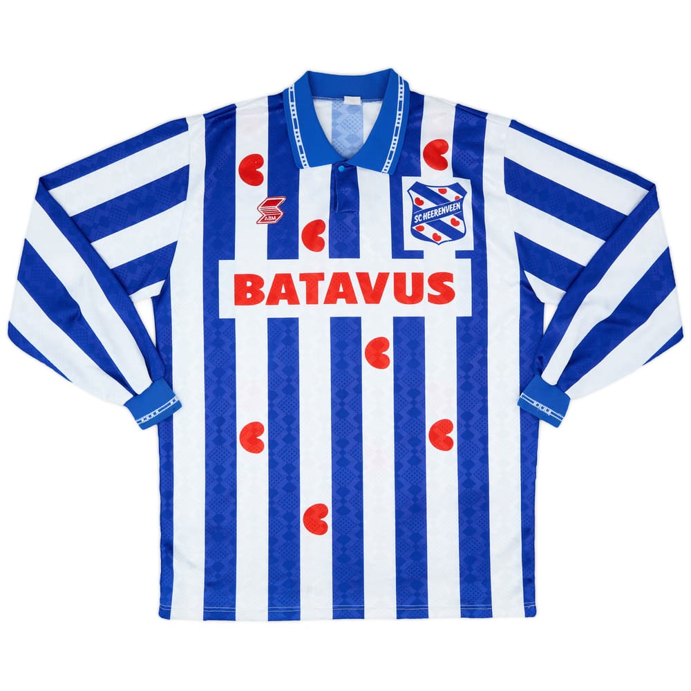 1993-94 Heerenveen Home L/S Shirt - 9/10 - (XXL)