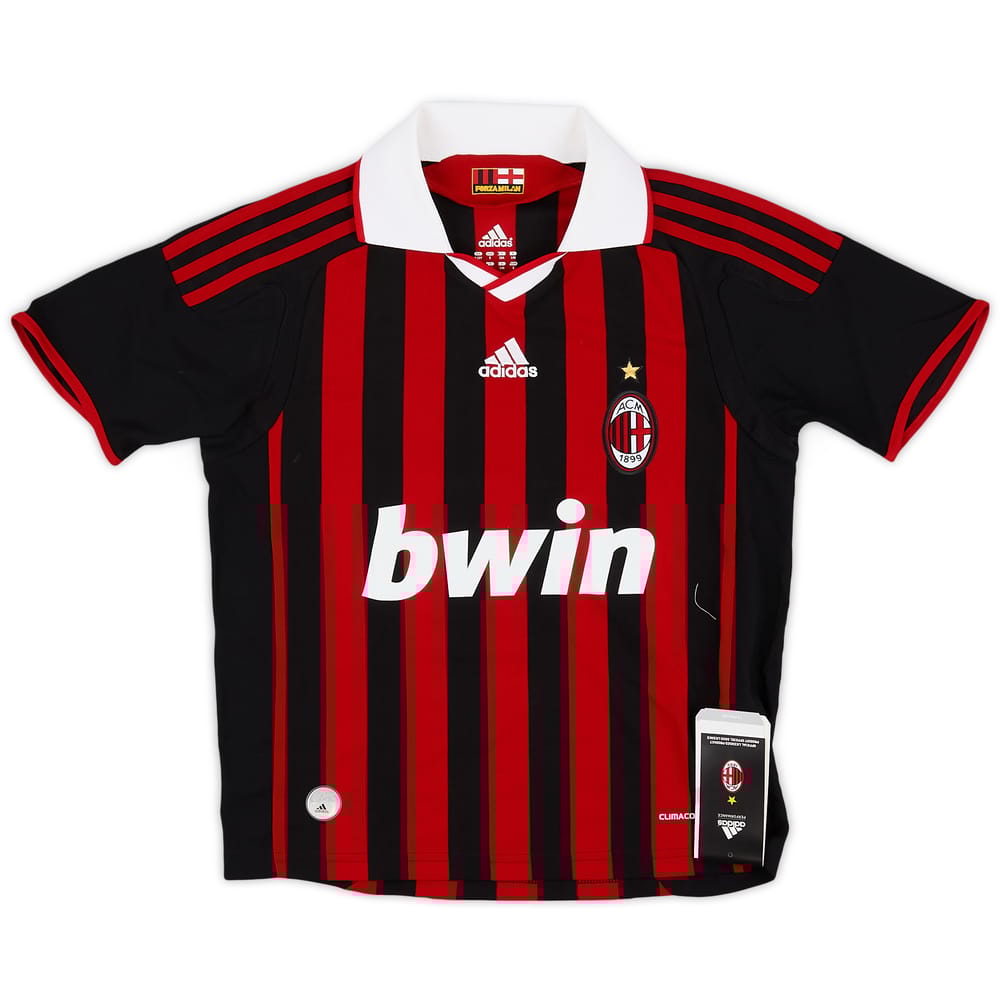 2009-10 AC Milan Home Shirt (S.Boys)