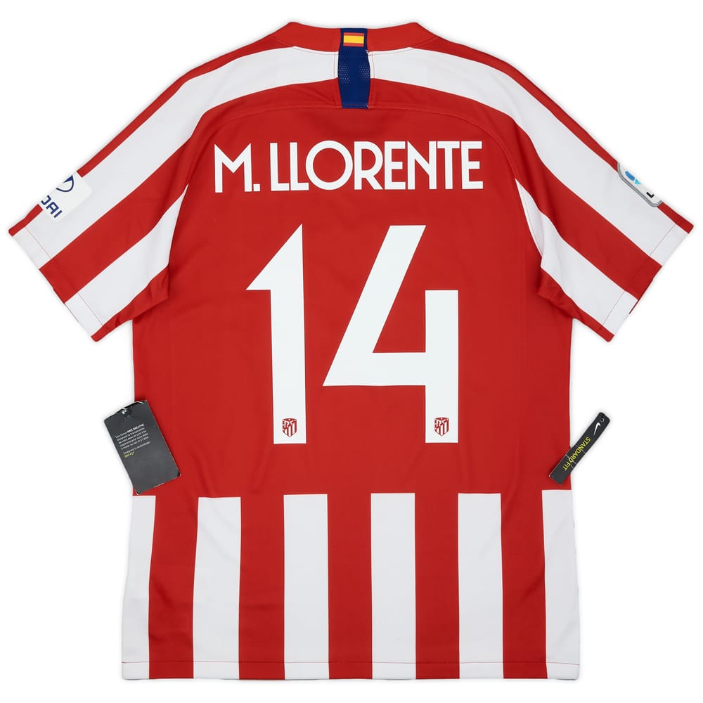 2019-20 Atletico Madrid Home Shirt M.Llorente #14 (M)