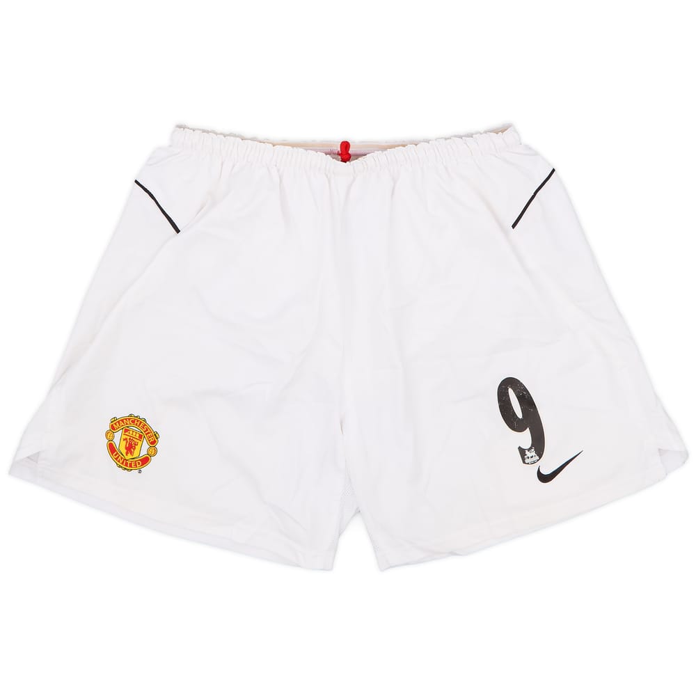 2004-06 Manchester United Home Shorts #9 (Saha) - 6/10 - (L)