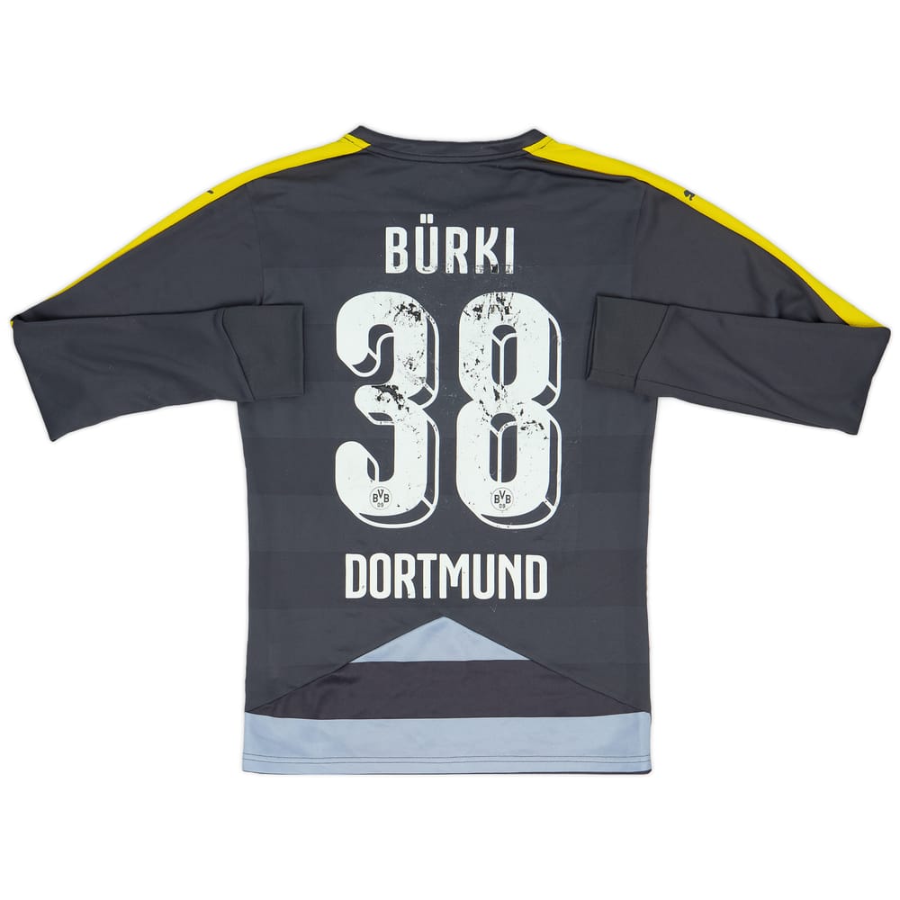 2015-16 Borussia Dortmund GK Shirt Burki #38 - 5/10 - (S)