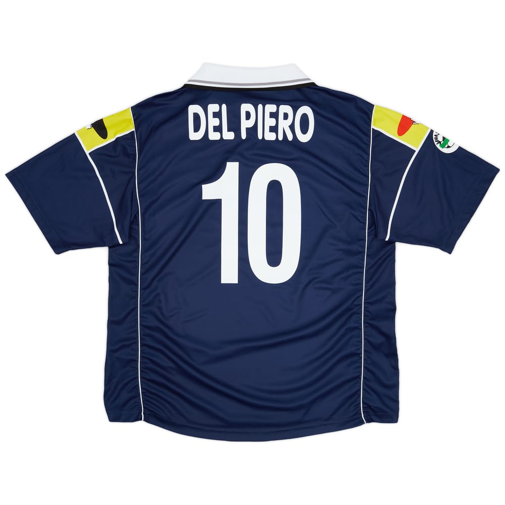 2000-01 Juventus Away Shirt Del Piero #10 - 9/10 - (L)