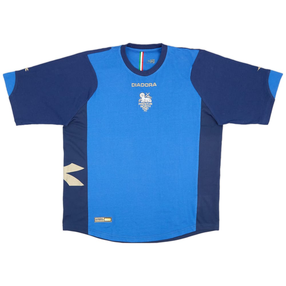 2007-08 Preston North End Diadora Training Shirt - 9/10 - (XL)