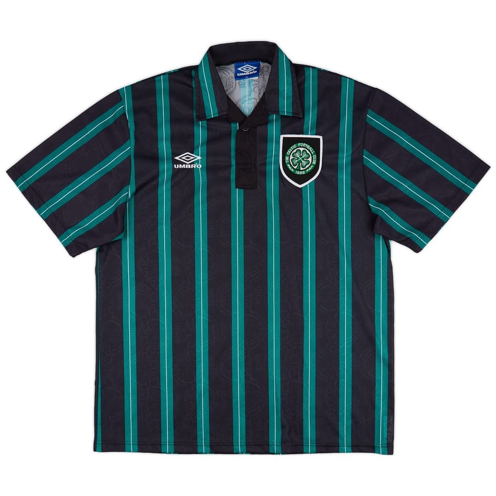 1992-93 Celtic Away Shirt - 10/10 - (XL)
