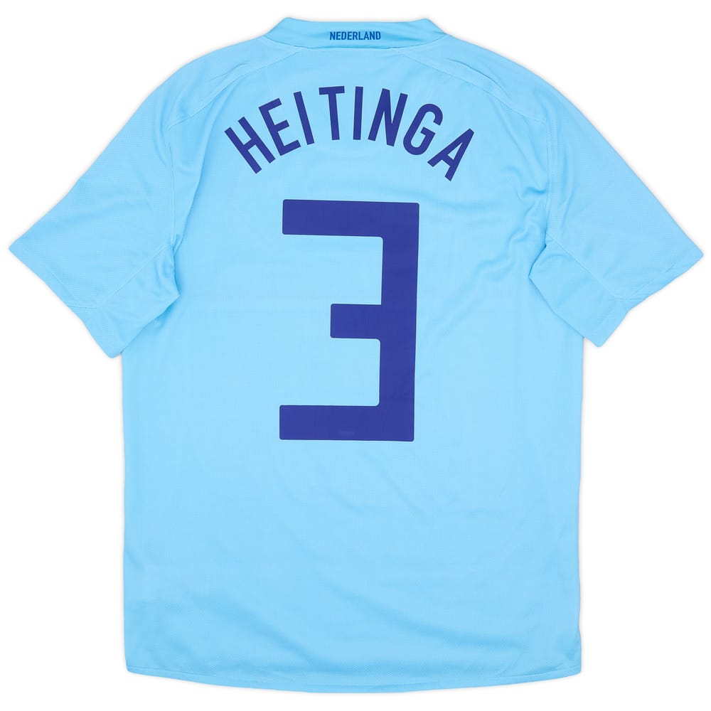 2008-10 Netherlands Away Shirt Heitinga #3 - 8/10 - (S)