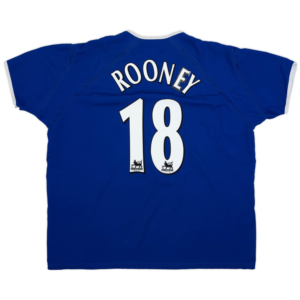 2003-04 Everton Home Shirt Rooney #18 - 8/10 - (XXL)