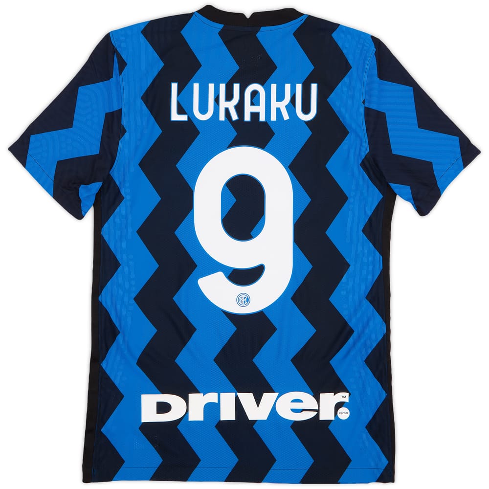 2020-21 Inter Milan Authentic Home Shirt Lukaku #9 (S)
