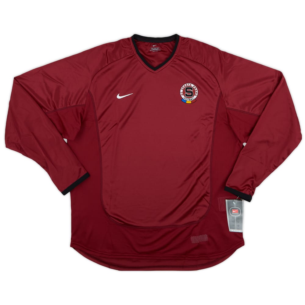 2001-03 Sparta Prague Player Issue Home L/S Shirt (M)