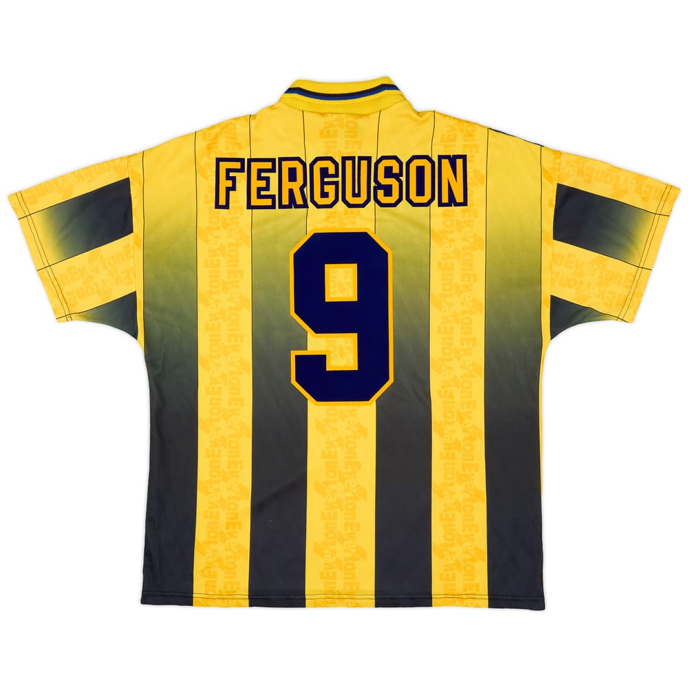 1996-98 Everton Away Shirt Ferguson #9 - 8/10 - (XL)