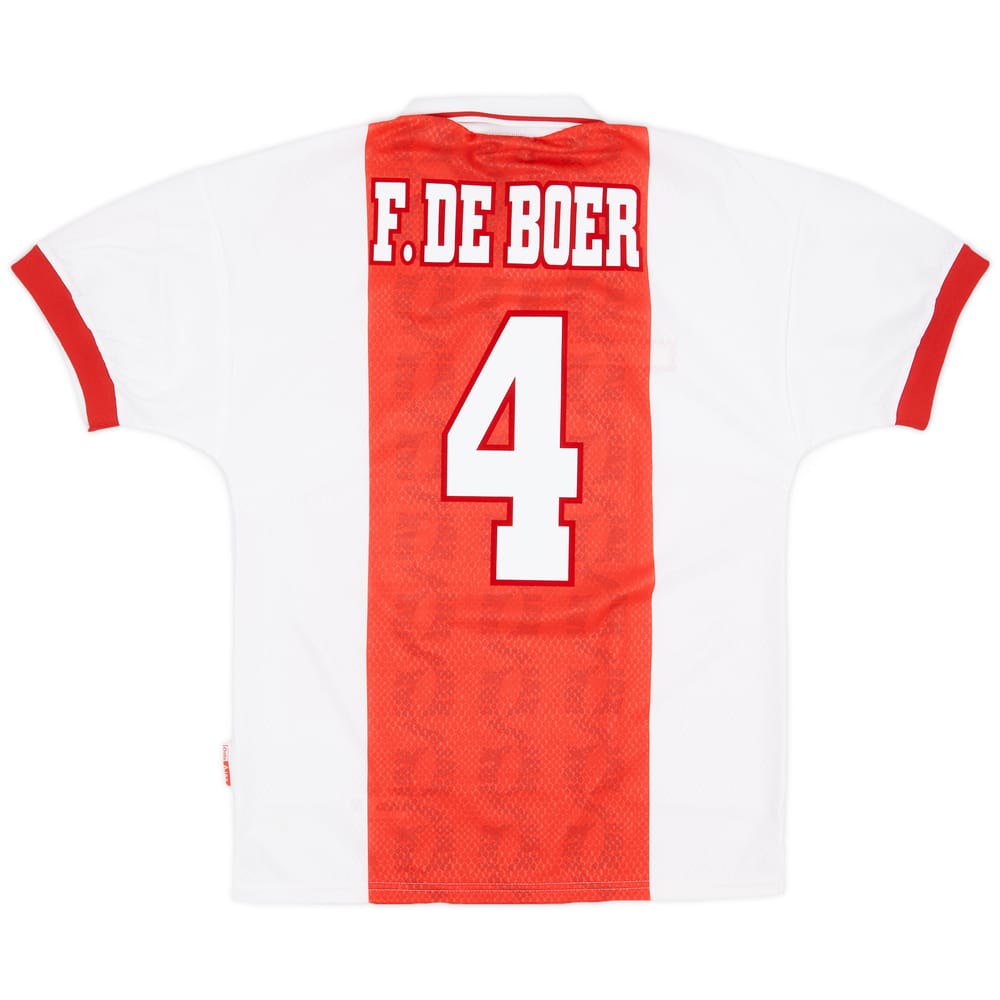 1998-99 Ajax Home Shirt F.De Boer #4 (S)