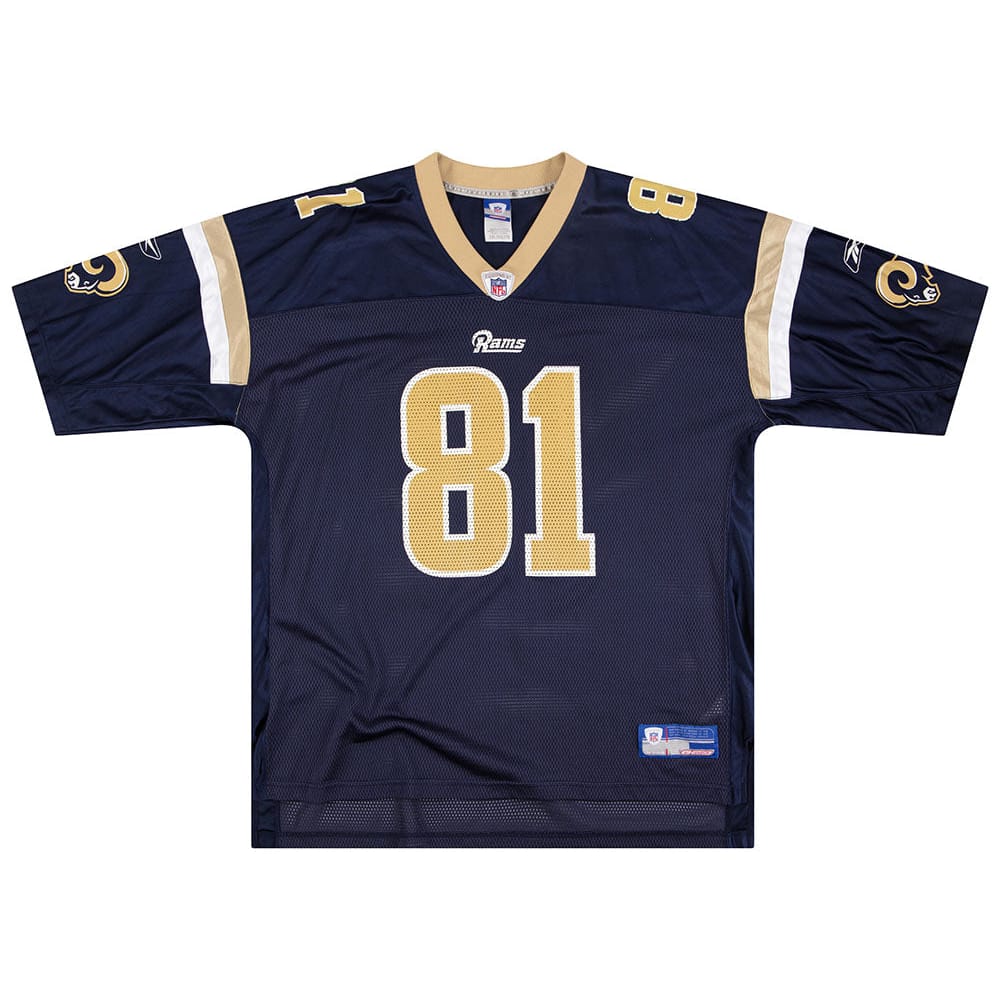 2002-04 St. Louis Rams Holt #81 Reebok On Field Jersey (Home) XXL