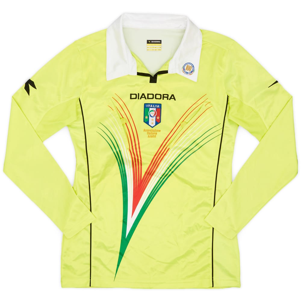 2011-12 Italy Diadora Centenary Referee L/S Shirt - 6/10 - (XS)