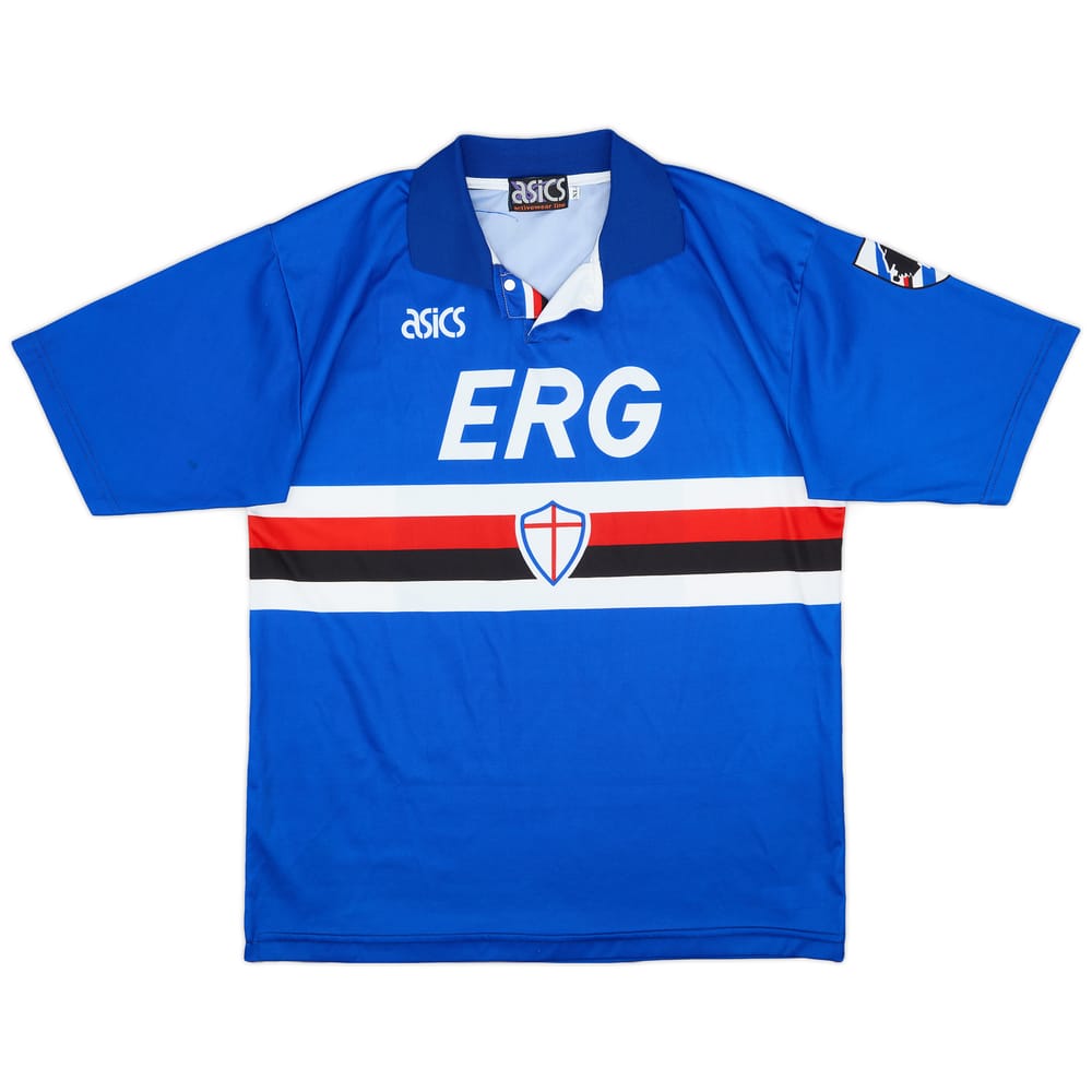 1992-94 Sampdoria Home Shirt - 9/10 - (XL)