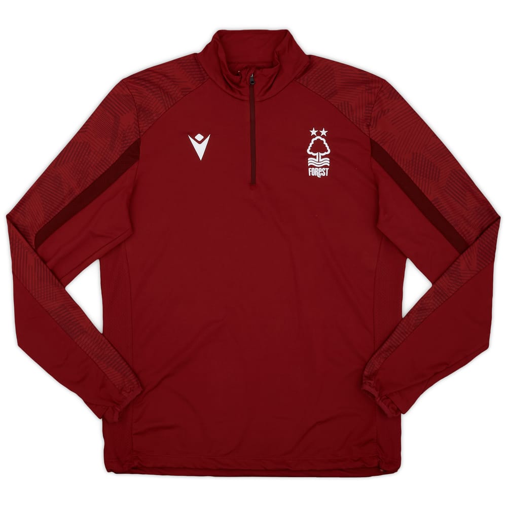 2022-23 Nottingham Forest Macron 1/4 Zip Training Top - 9/10 - (L)