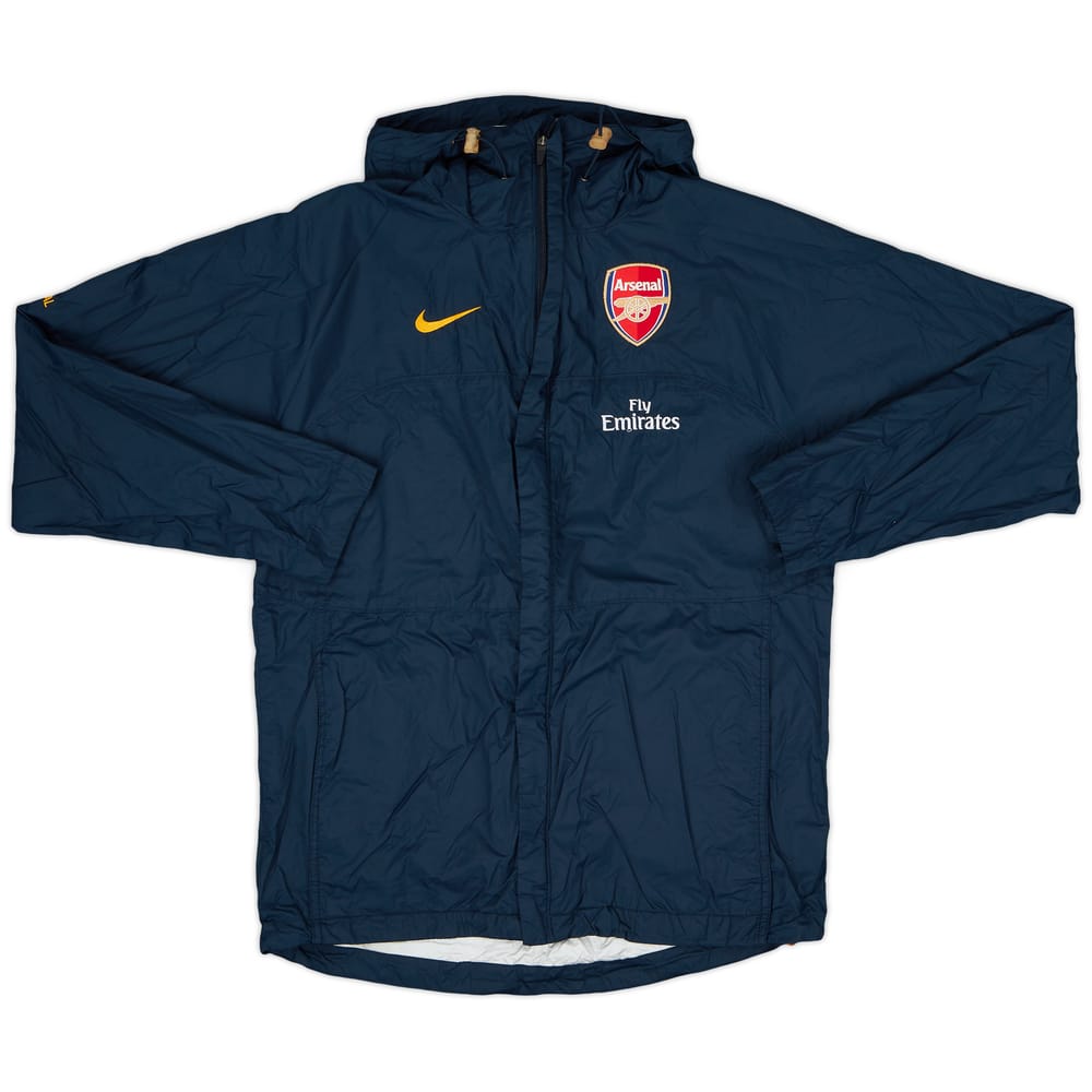 2008-09 Arsenal Nike Hooded Rain Jacket - 7/10 - (S)