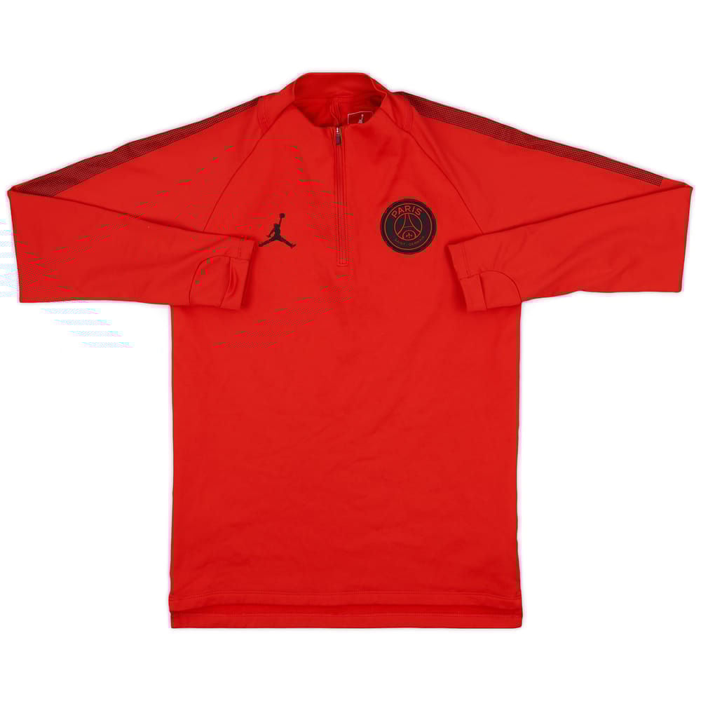 2018-19 Paris Saint-Germain Jordan 1/4 Zip Drill Top - 9/10 - (S)