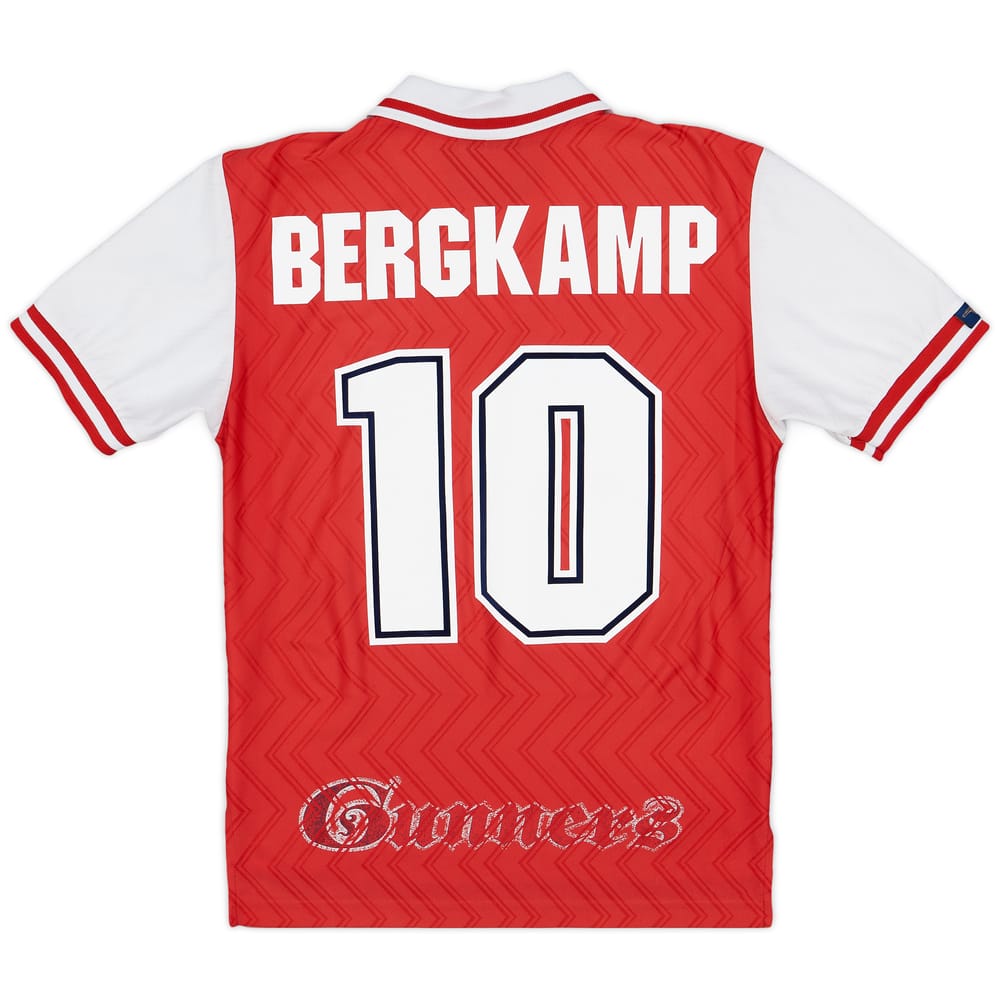 1996-98 Arsenal Home Shirt Bergkamp #10 - 6/10 - (S)