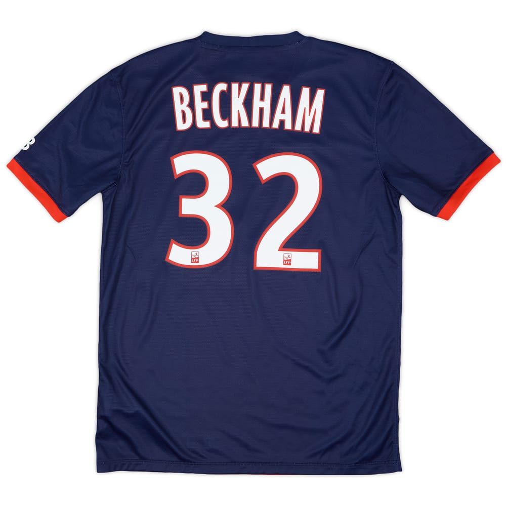 2013-14 Paris Saint-Germain Home Shirt Beckham #32 (M)