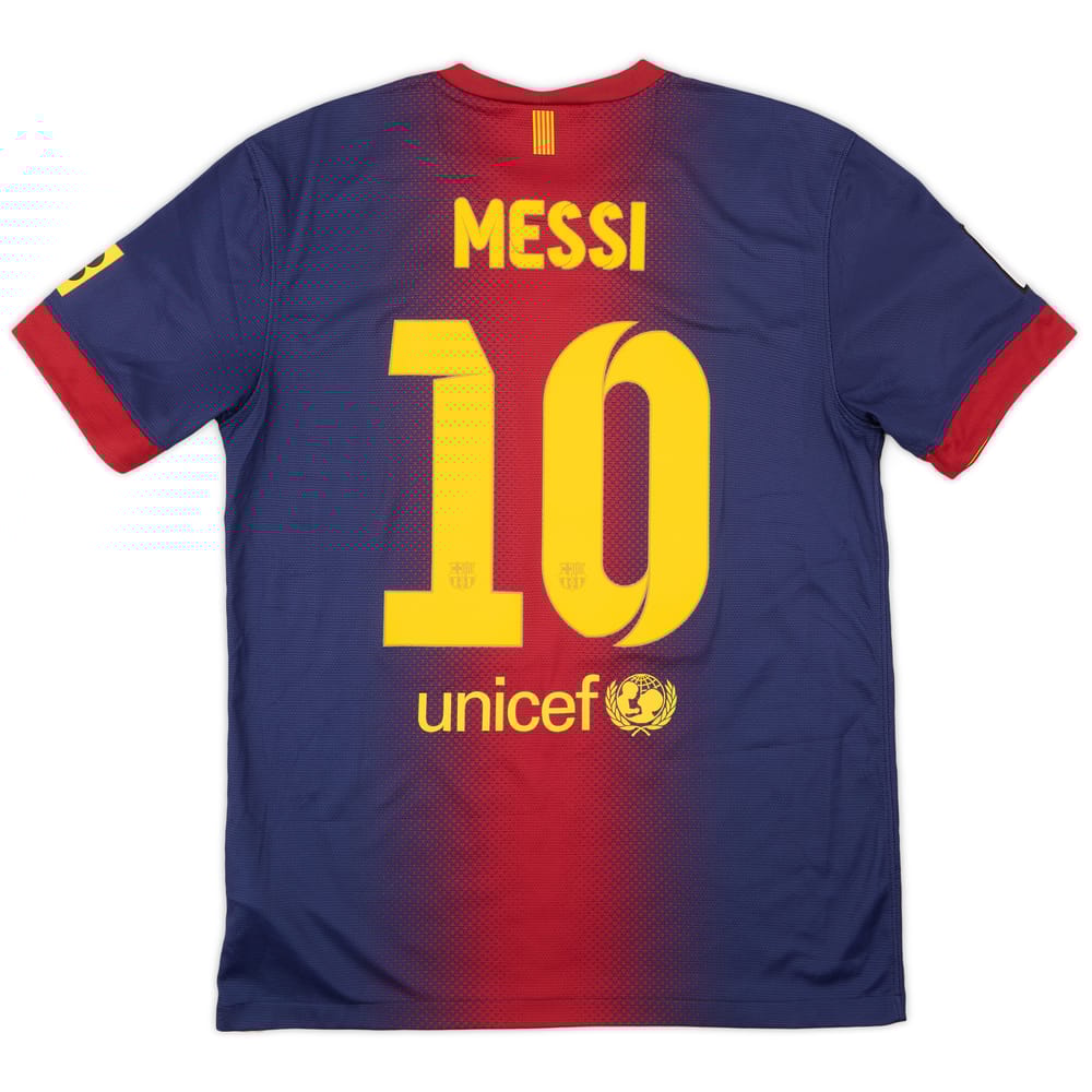 2012-13 Barcelona Home Shirt Messi #10 - 8/10 - (M)