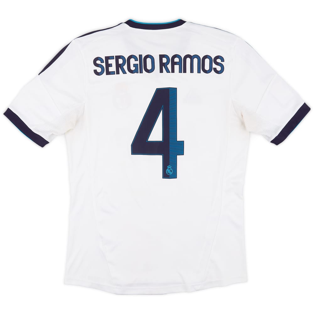 2012-13 Real Madrid Home Shirt Sergio Ramos #4 - 4/10 - (M)