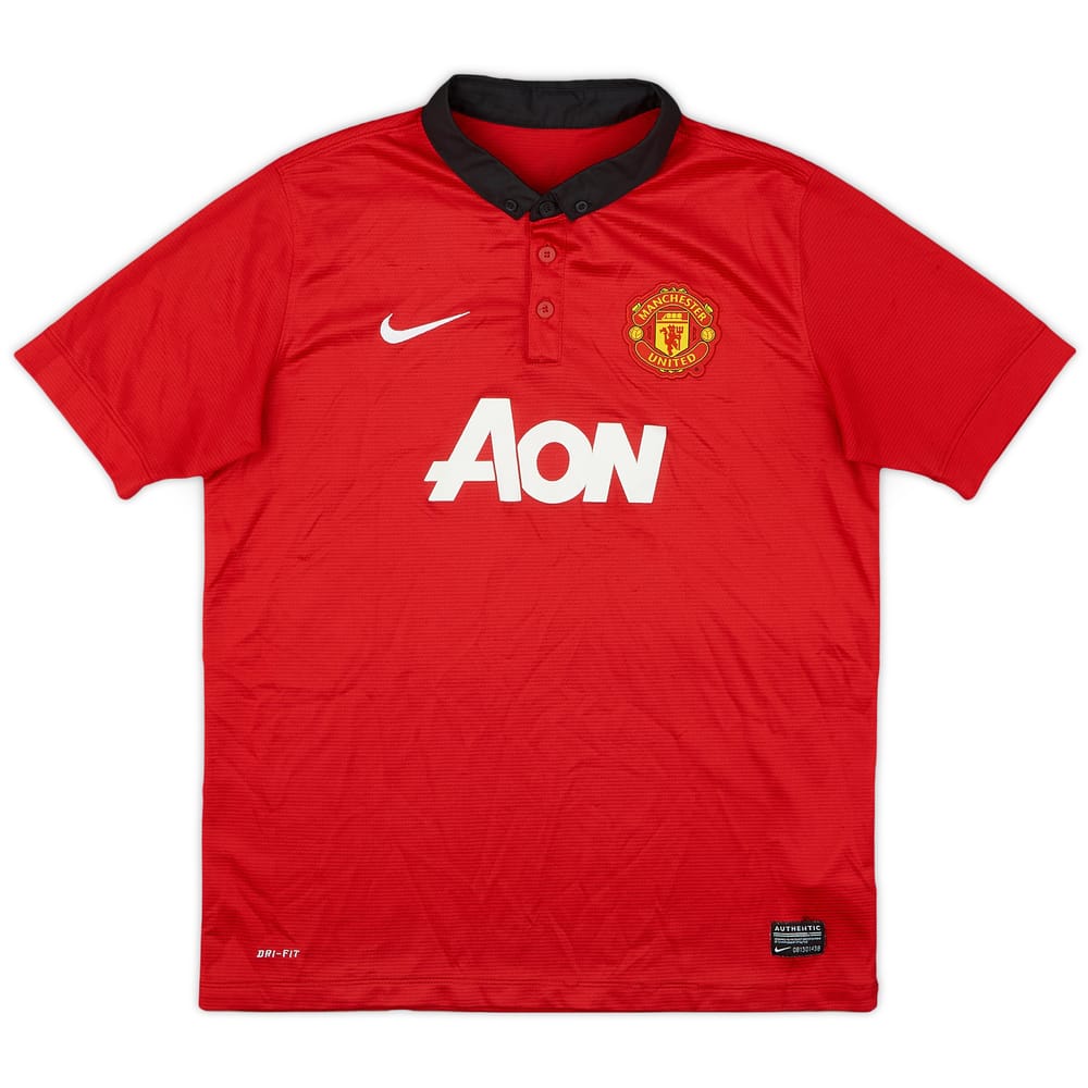 2013-14 Manchester United Home Shirt - 7/10 - (XL.Boys)