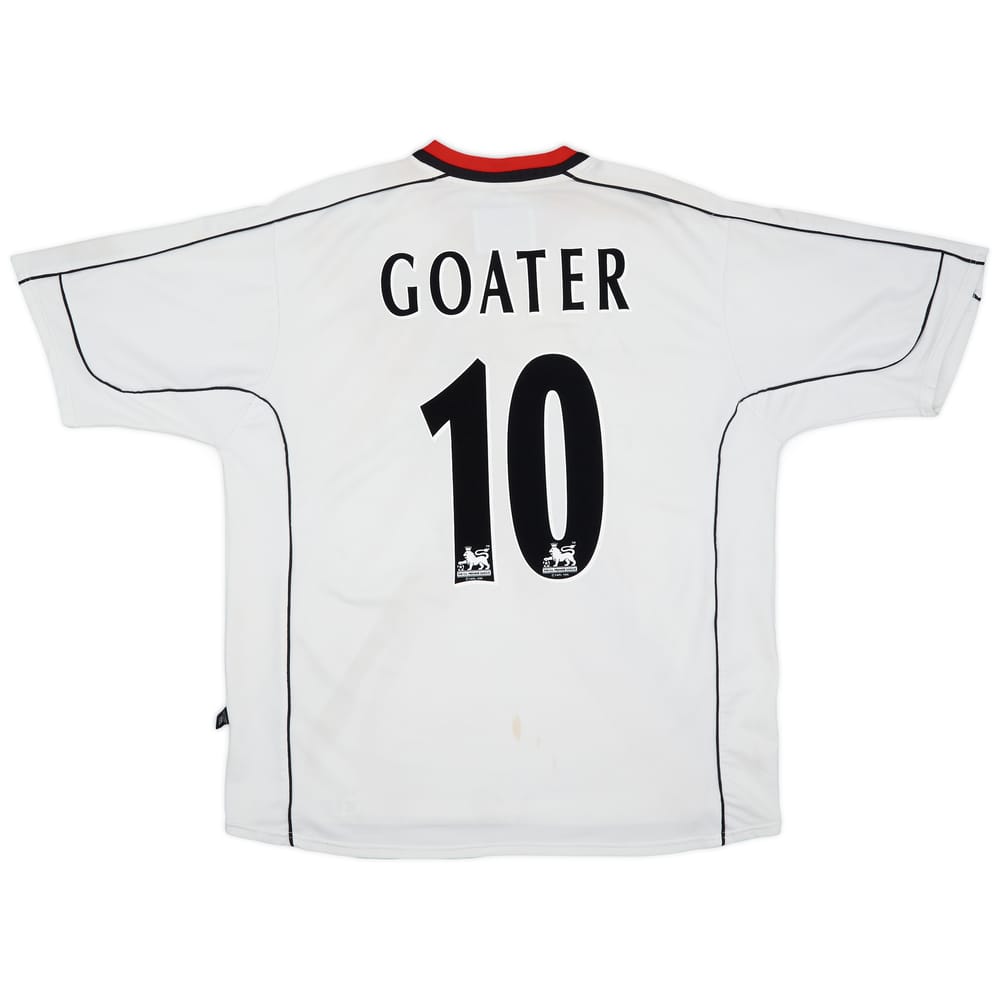 2002-03 Manchester City Away Shirt Goater #10 - 5/10 - (XL)
