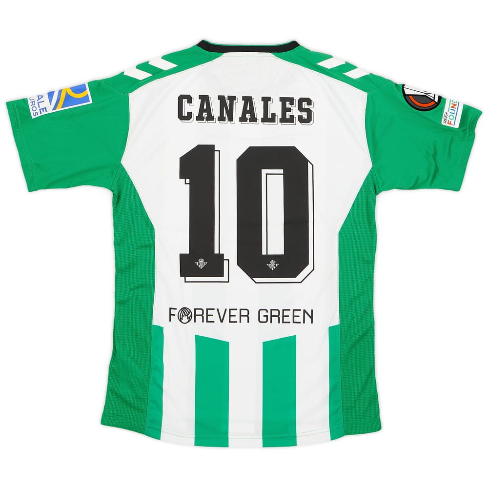 2022-23 Real Betis Match Issue Europa League Home Shirt Canales #10