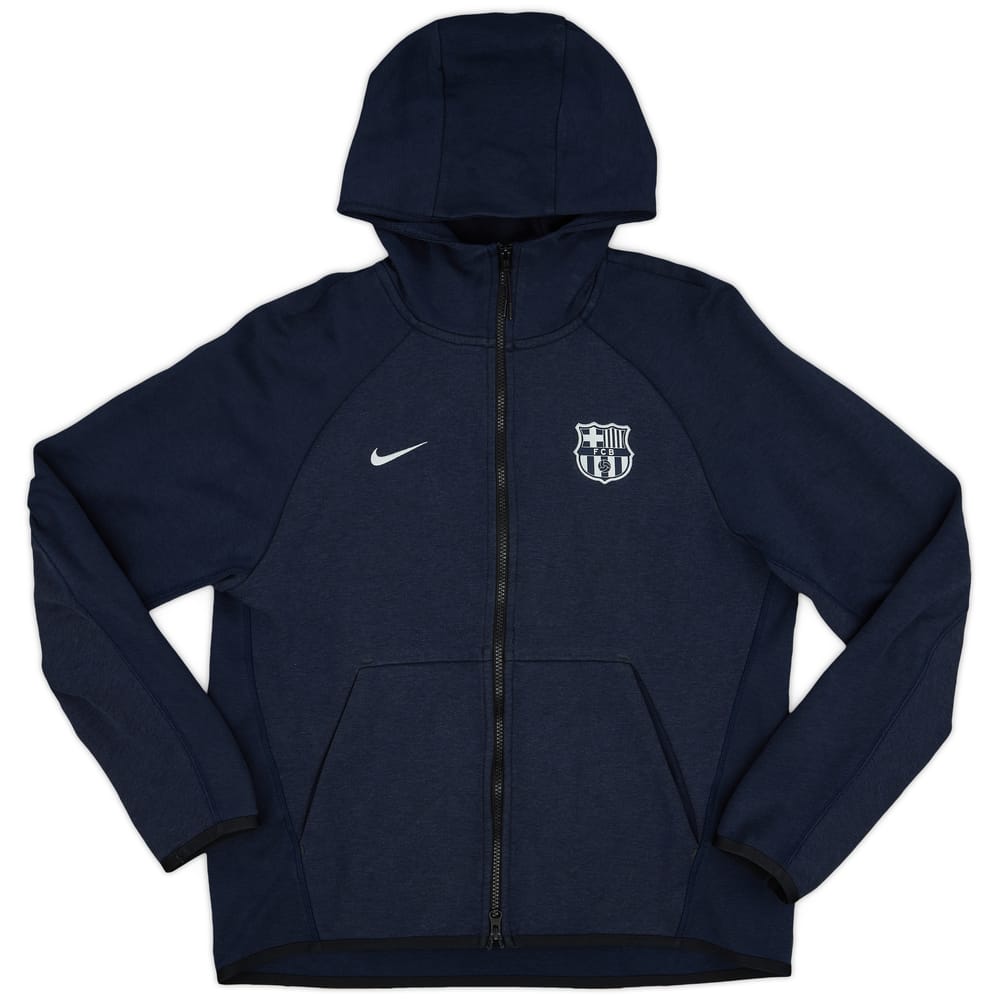 2018-19 Barcelona Nike Hooded Track Jacket - 10/10 - (M)