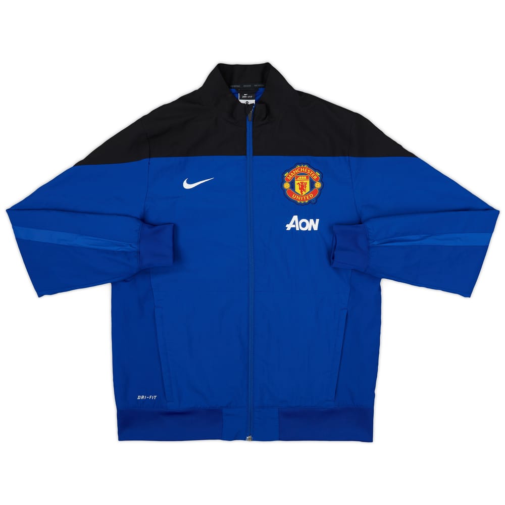 2013-14 Manchester United Nike Track Jacket - 8/10 - (M)