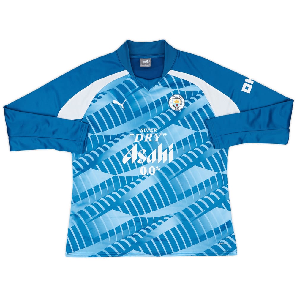 2023-24 Manchester City Women's Player Issue Pre-Match Sweat Top - 9/10