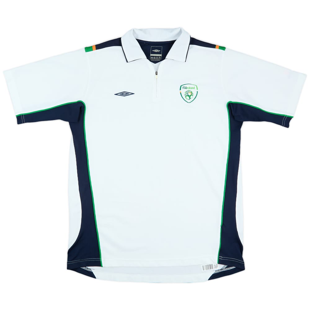 2004-06 Ireland Umbro 1/4 Zip Polo Shirt - 7/10 - (L)