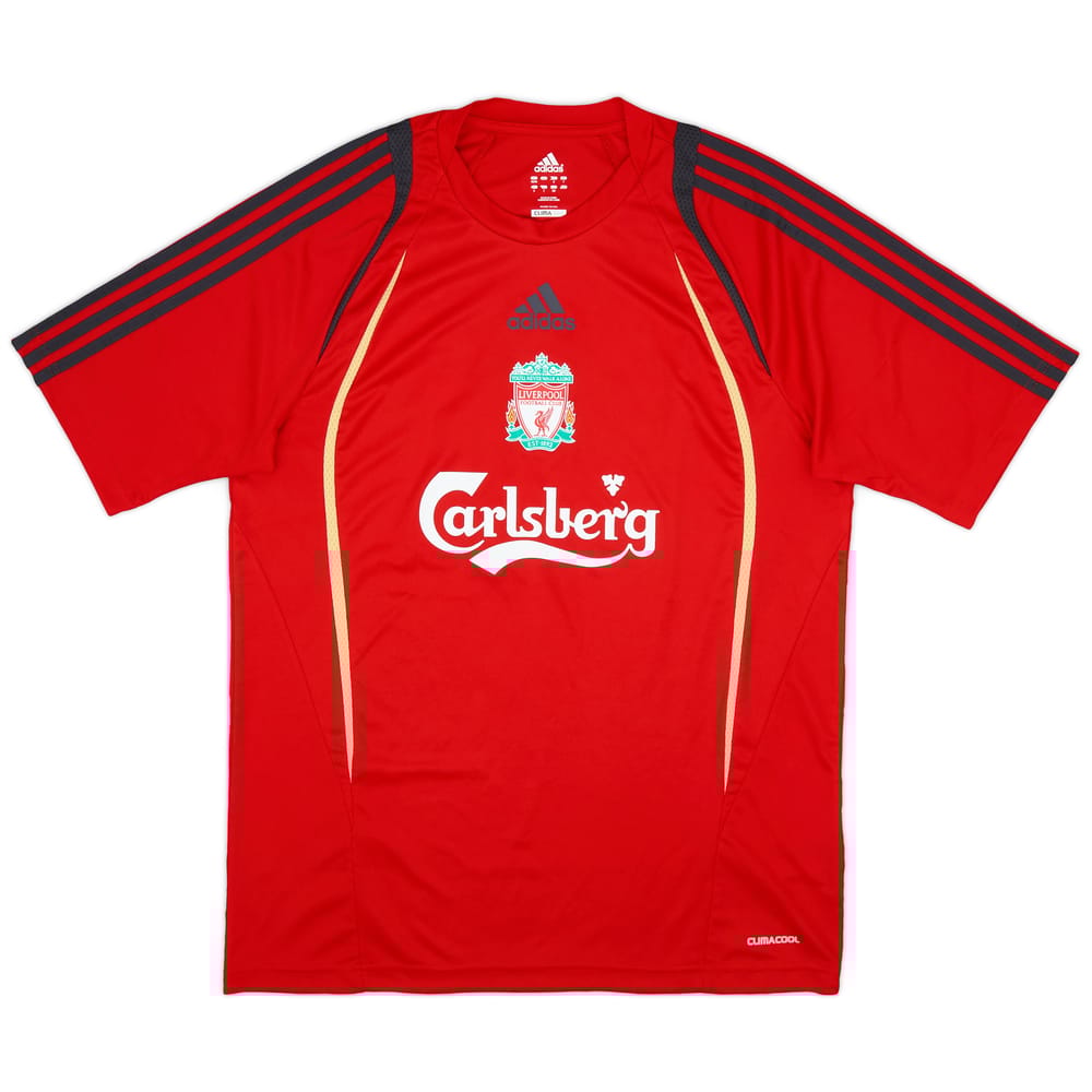 2009-10 Liverpool adidas Training Shirt - 8/10 - (L)