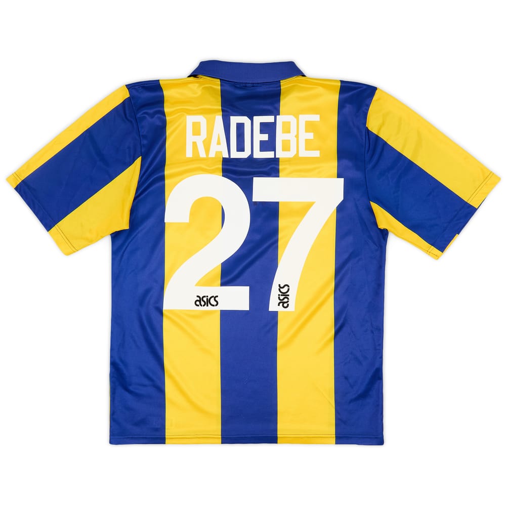 1993-95 Leeds United Away Shirt Radebe #27 - 9/10 - (M)