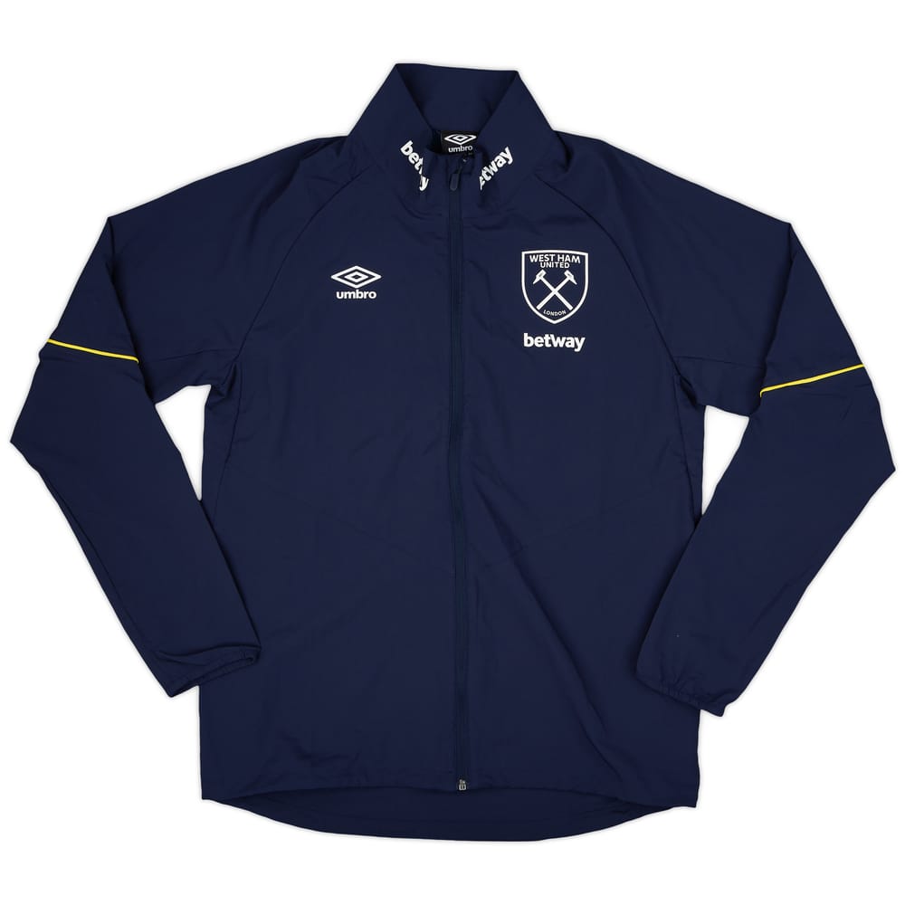 2017-19 West Ham Umbro Hooded Track Jacket - 8/10 - (L)