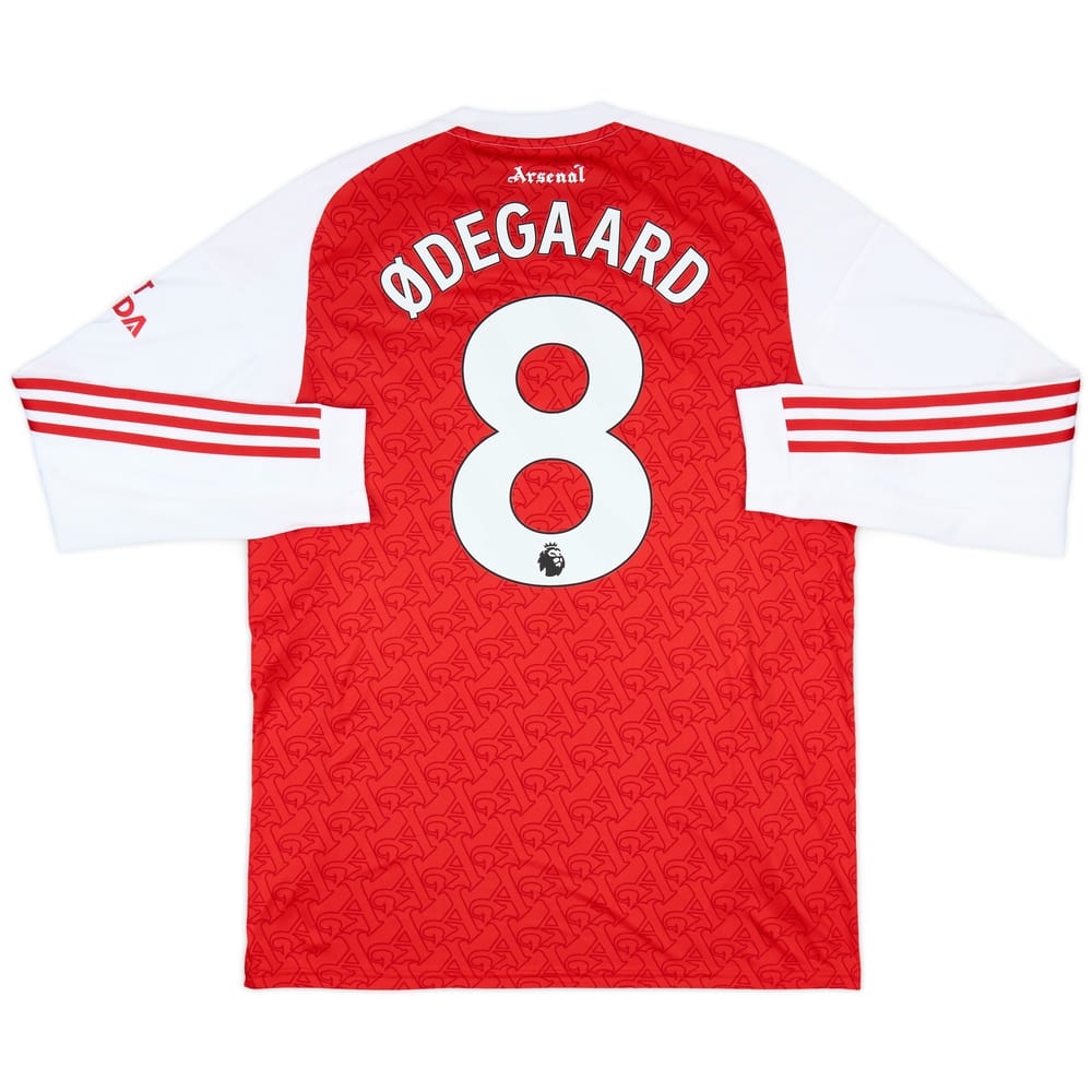 2025-26 Arsenal Home L/S Shirt Odegaard #8